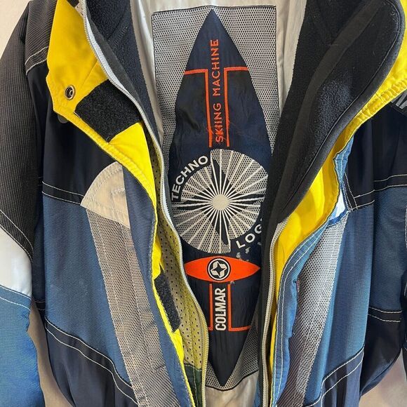 Vtg Colmar Ski Suit Women 10 Blue One Piece Jumpsuit Techno Logic 80s 90s - Picture 9 of 14